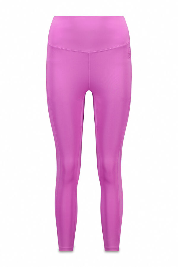 Dash and Stars Leggings 4D STRETCH crop rosa rosa