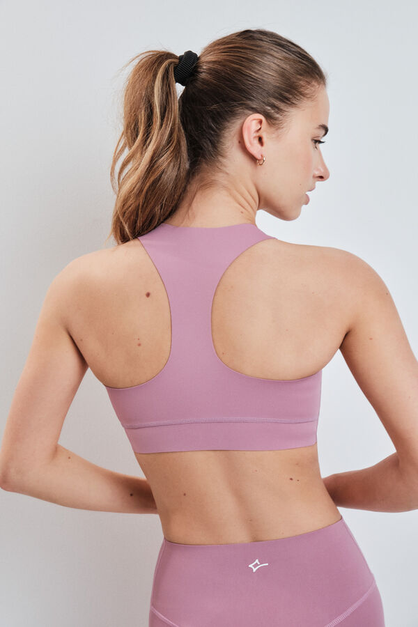 Dash and Stars Soutien-gorge de sport COMPRESSIVE rose rose