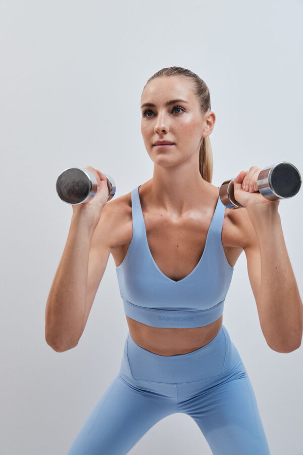 Dash and Stars Blue sports bra SOFT MOVE blue
