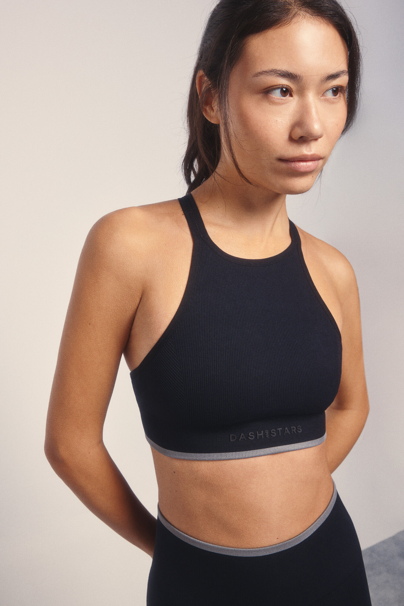 Dash and Stars SEAMLESS COMFORT sports bra black