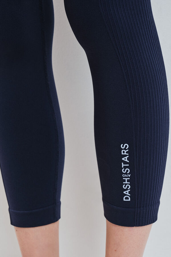 Dash and Stars Legging SEAMLESS COMFORT crop bleu bleu