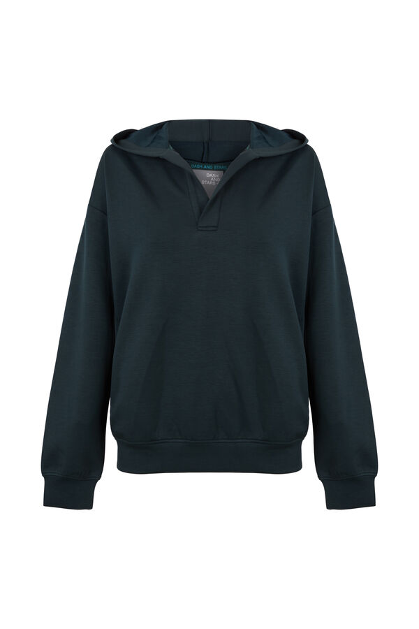 Dash and Stars Sudadera capucha verde verde