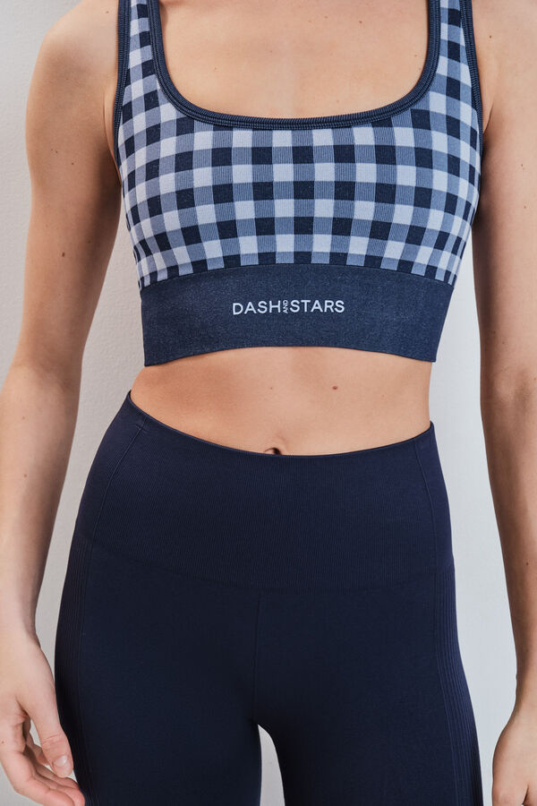 Dash and Stars Legging SEAMLESS COMFORT crop bleu bleu