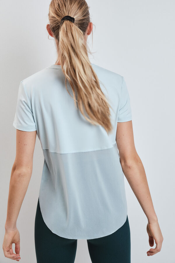 Dash and Stars Plava majica kratkih rukava sa mrežastim panelom blue