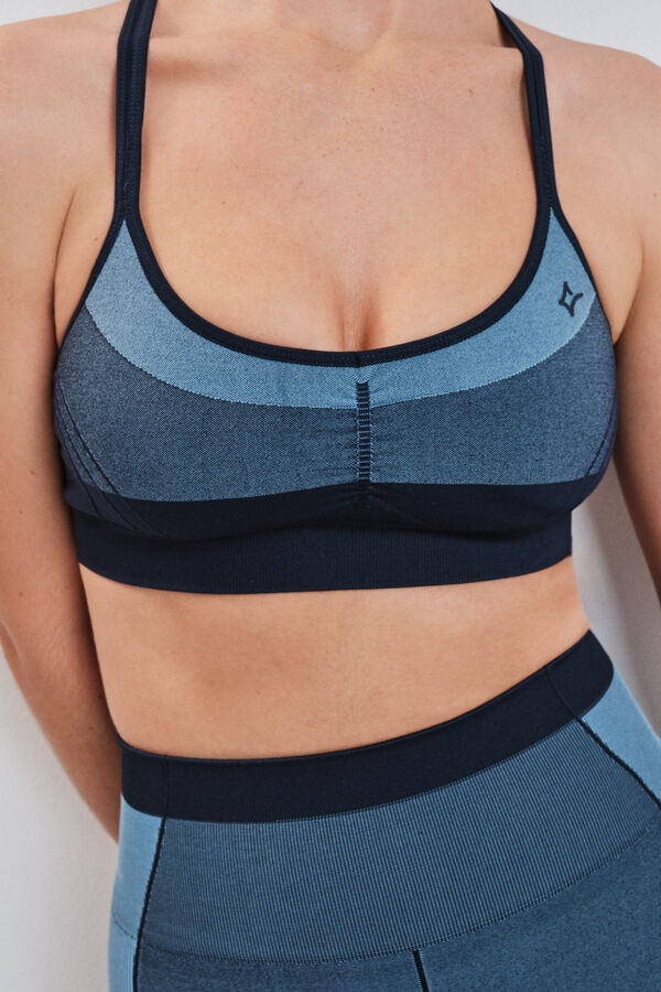 Dash and Stars Sujetador deportivo SEAMLESS COMFORT azul azul