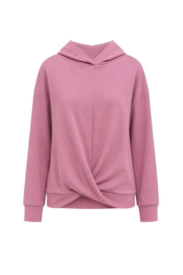 Dash and Stars Roze duks sa kapuljačom mekan na dodir pink