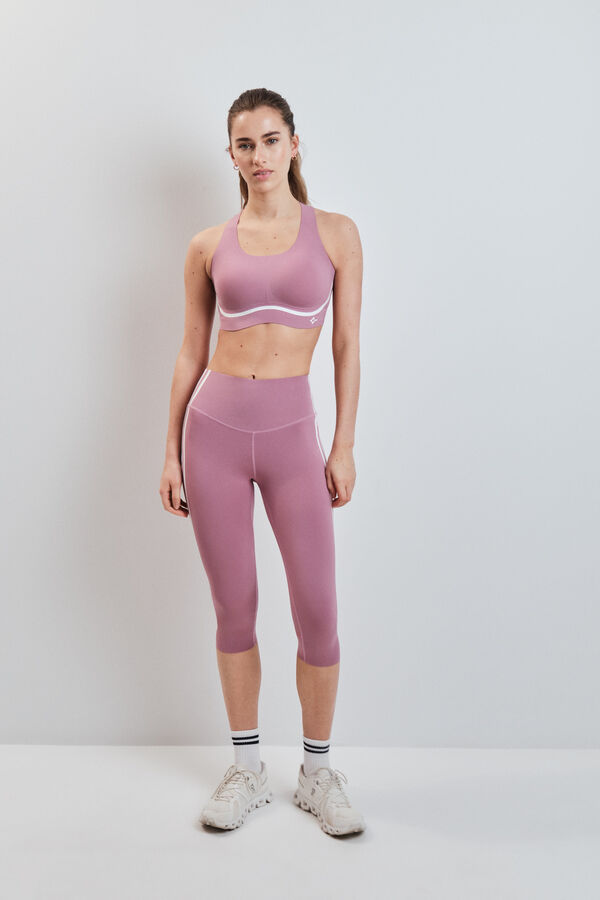 Dash and Stars Pink sports bra COMPRESSIVE pink