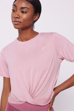 Dash and Stars Ružičasta lepršava modalna majica pink