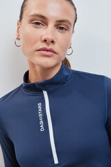 Dash and Stars Blue fitted long sleeve sweatshirt blue