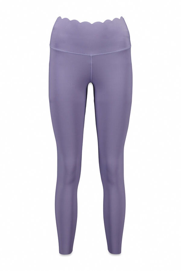 Dash and Stars Legging long compressif violet rose