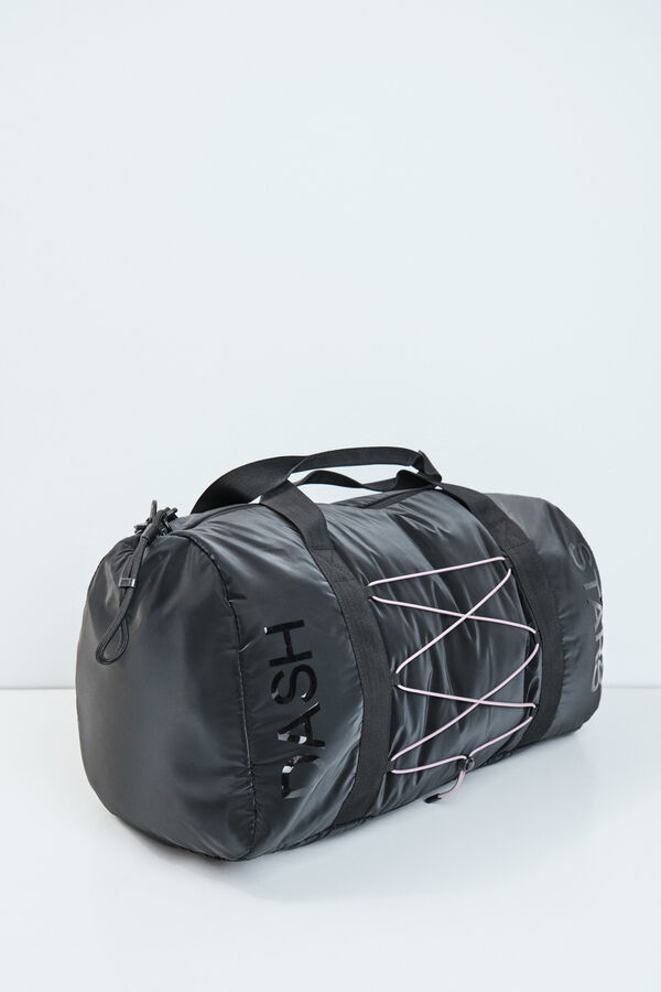 Dash and Stars Black duffle sports bag black