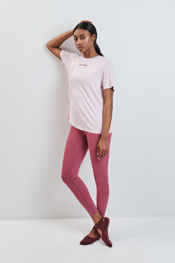 Dash and Stars T-shirt &agrave; manches courtes en modal rose rose