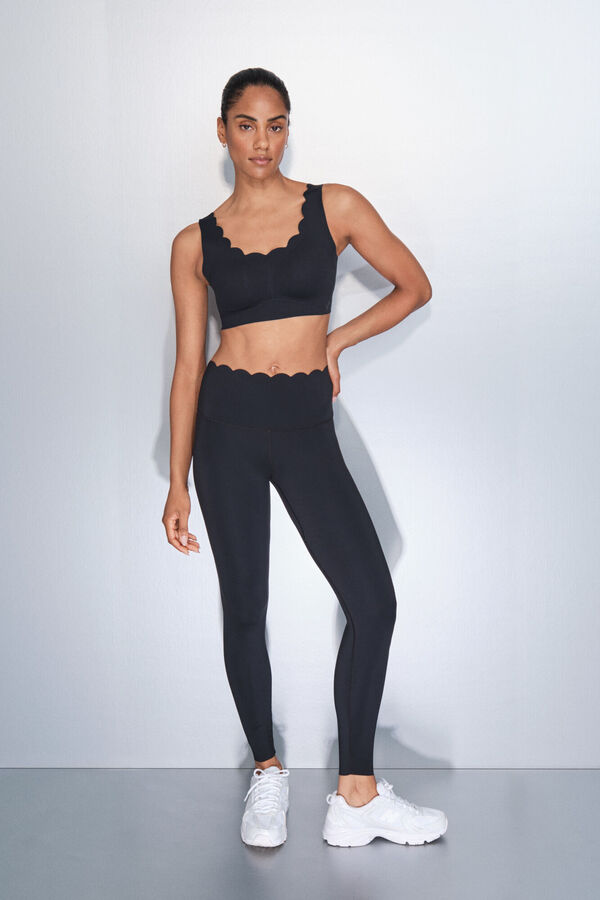 Dash and Stars Legging long noir COMPRESSIONNEL noir