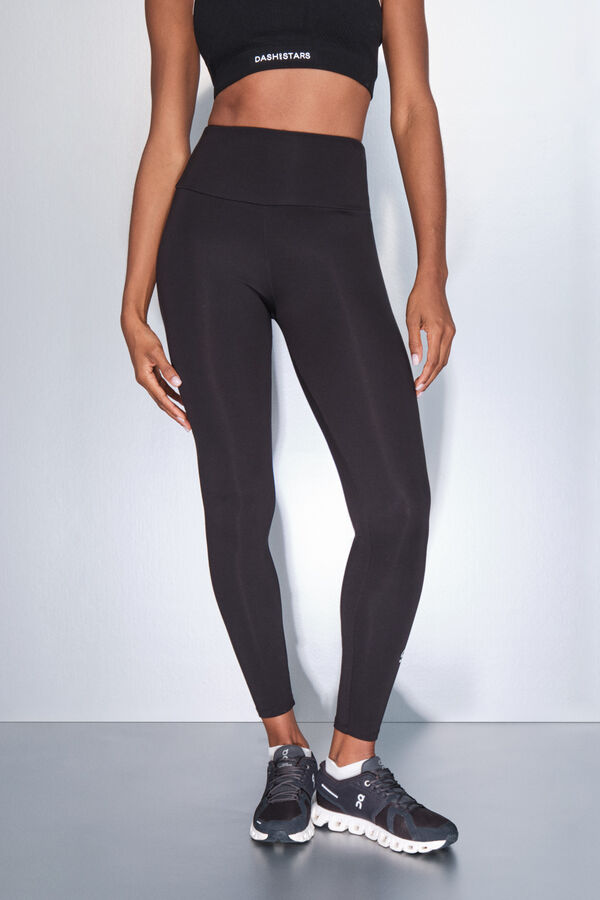 Dash and Stars Long black leggings black