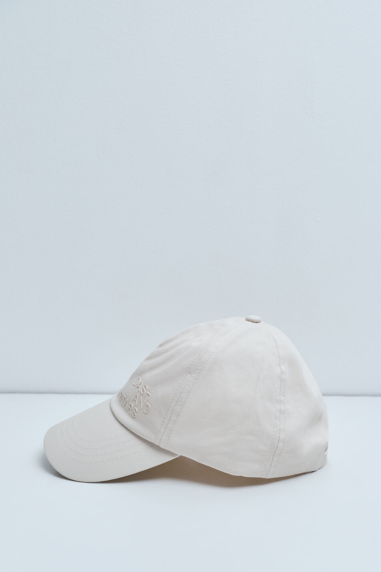 Dash and Stars Casquette de sport beige logo