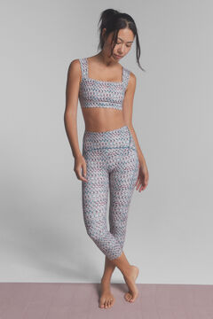 Dash and Stars SOFT MOVE cropped leggings in a multicolor print printed