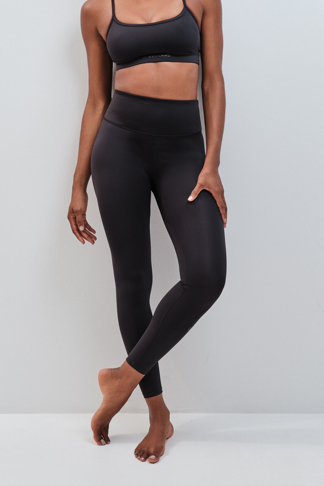 Dash and Stars Black 4D STRETCH long leggings