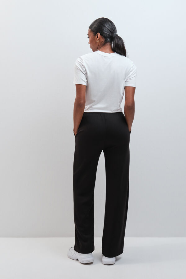 Dash and Stars Pantalon long soft touch noir noir