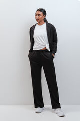 Dash and Stars Pantalon long soft touch noir noir
