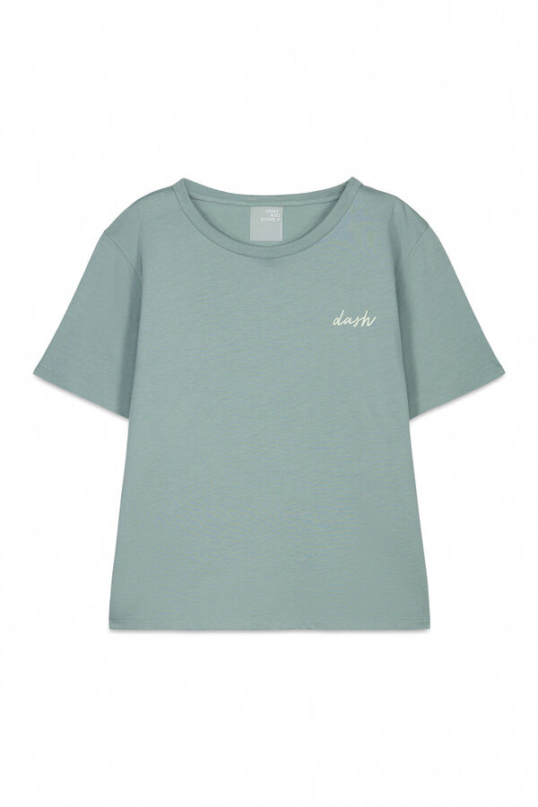 Dash and Stars Zelena ekstra mekana majica kratkih rukava green