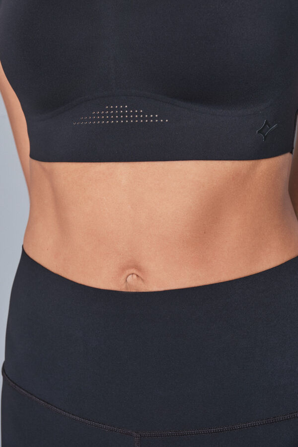 Dash and Stars Capri KOMPRESIVNE tajice crne boje black