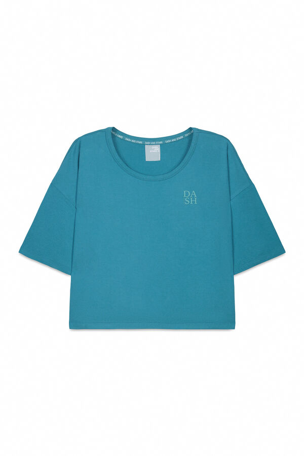 Dash and Stars Green Koszulka z kr&oacute;tkim rękawem bardzo miękka green