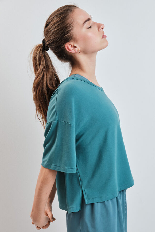 Dash and Stars Green Koszulka z kr&oacute;tkim rękawem bardzo miękka green