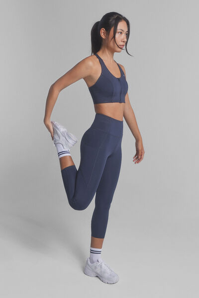 Dash and Stars 4D Stretch maringo sports bra grey