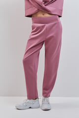 Dash and Stars Pink soft touch jogger long trousers pink