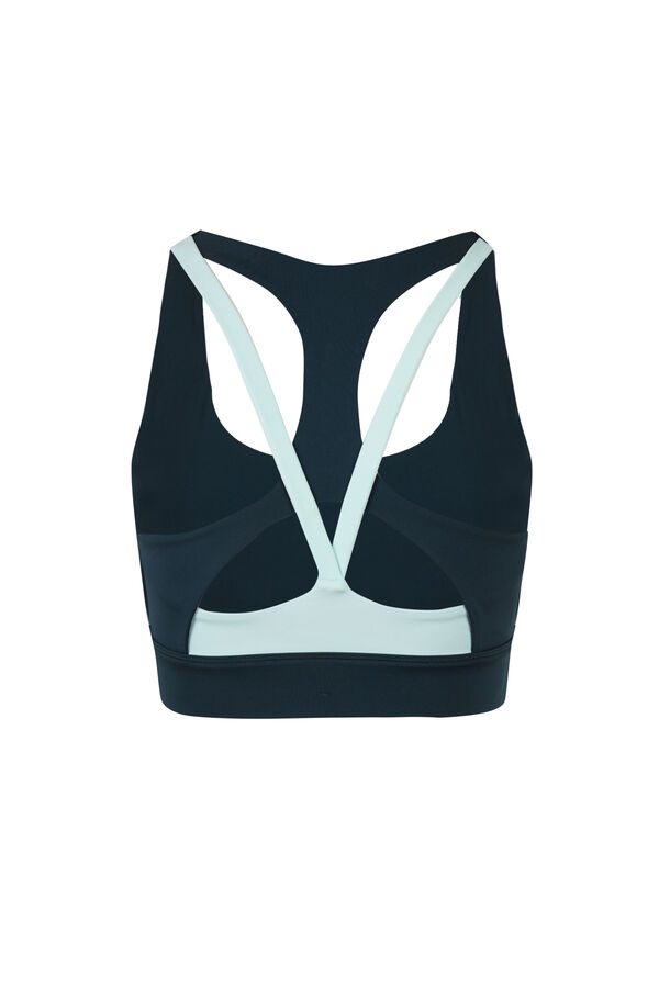 Dash and Stars Green sports bra 4D STRETCH green