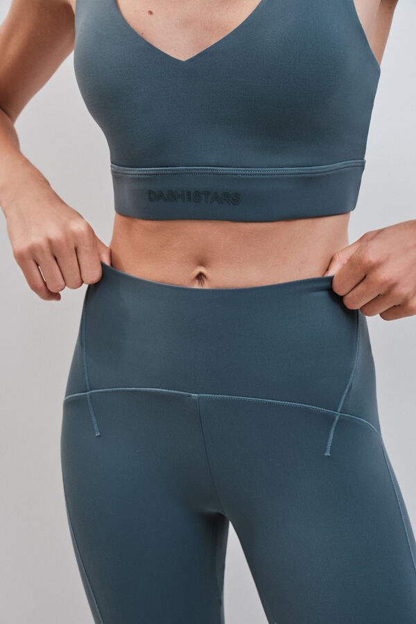 Dash and Stars Gr&uuml;ne SOFT MOVE Leggings lang Gr&uuml;n
