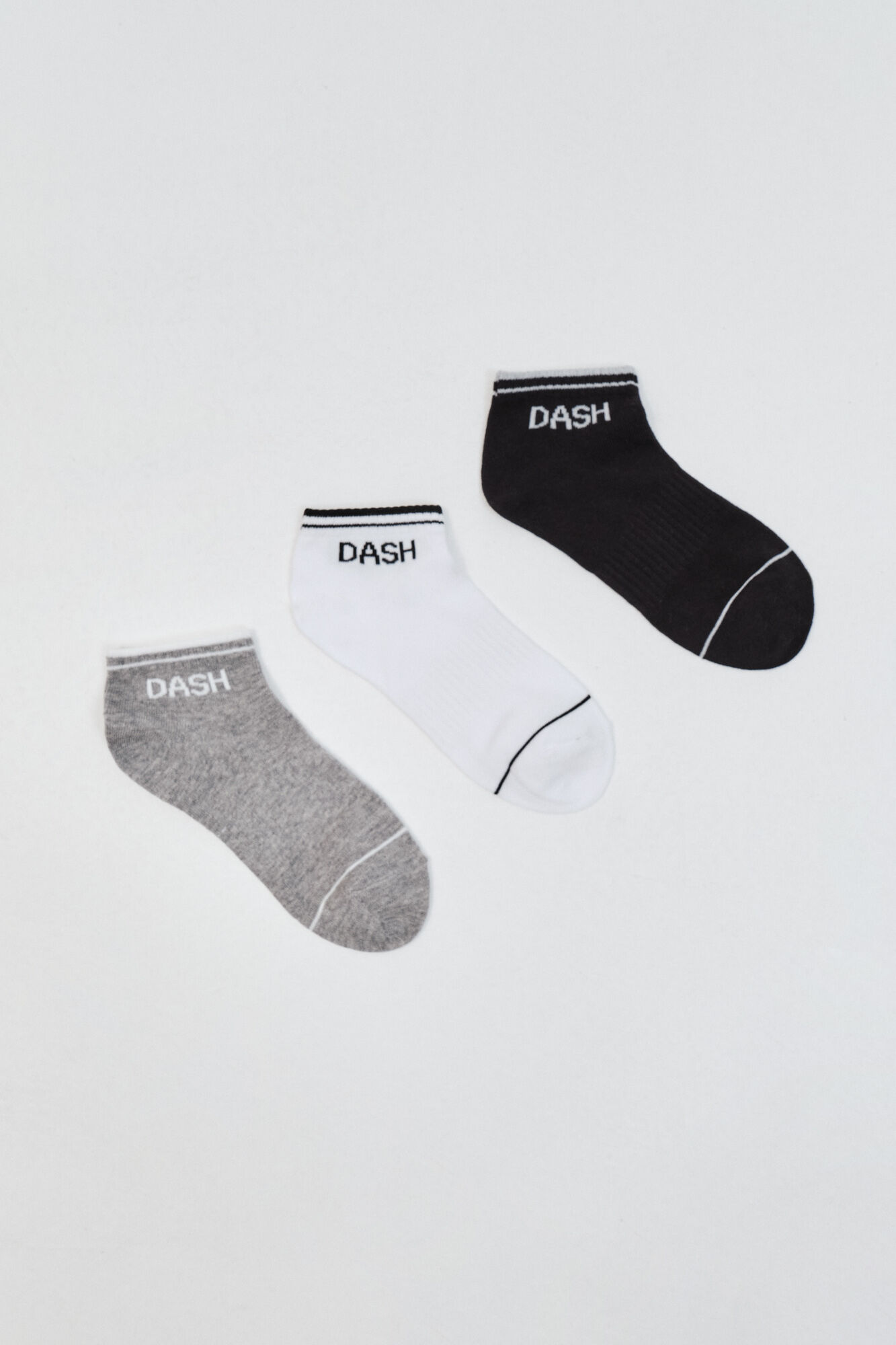 Dash and Stars Pack 3 cotton short socks