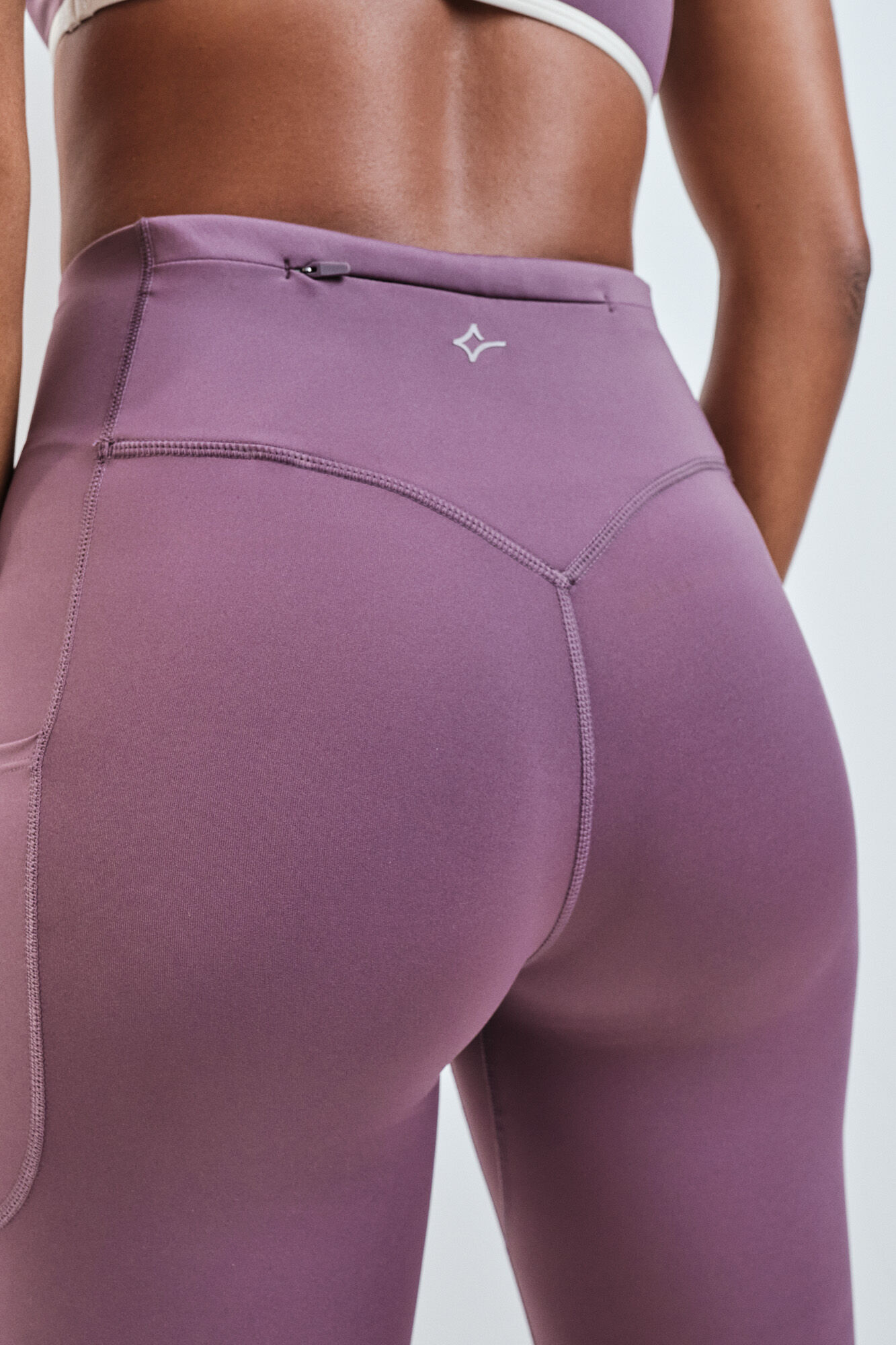 Dash and Stars Burgundy 4D STRETCH long leggings