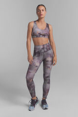 Dash and Stars Multicoloured khaki 4D STRETCH leggings. printed