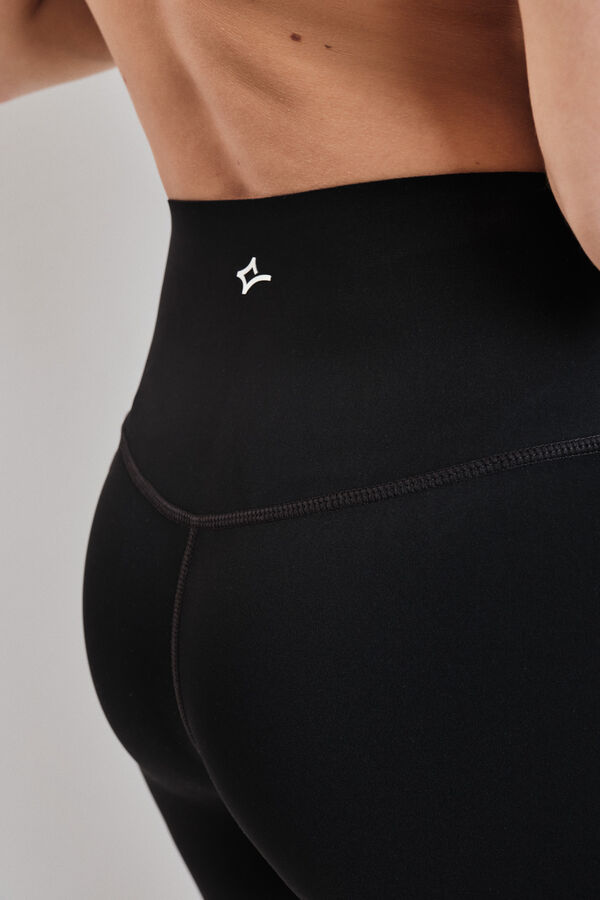 Dash and Stars Black cropped leggings COMPRESSIVE black