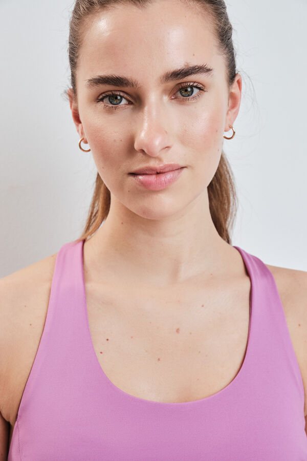 Dash and Stars Sujetador deportivo 4D Stretch rosa rosa