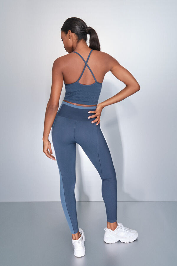 Dash and Stars SEAMLESS COMFORT long leggings blue blue