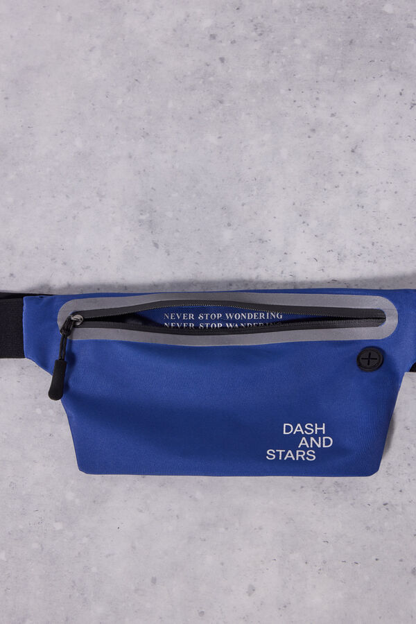 Dash and Stars Plava pljosnata torba za nošenje oko struka blue