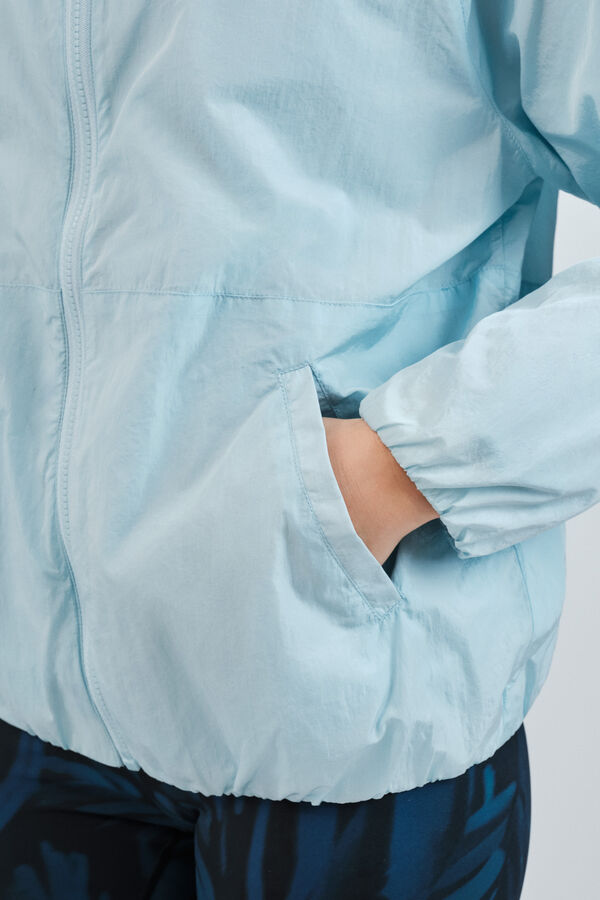 Dash and Stars Blue windbreaker jacket blue