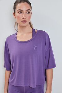 Dash and Stars Camiseta manga corta extra suave morada