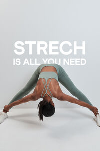 Dash and Stars Green long leggings SEAMLESS COMFORT