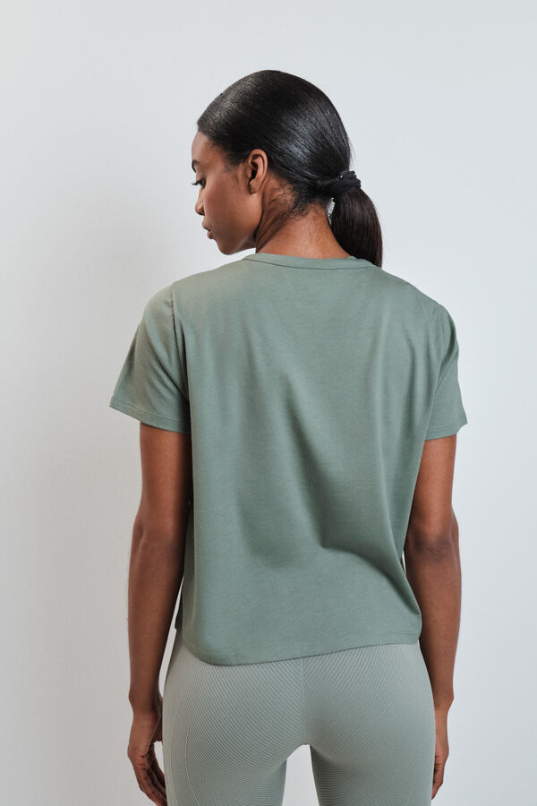 Dash and Stars T-shirt &agrave; manches courtes extra doux vert vert