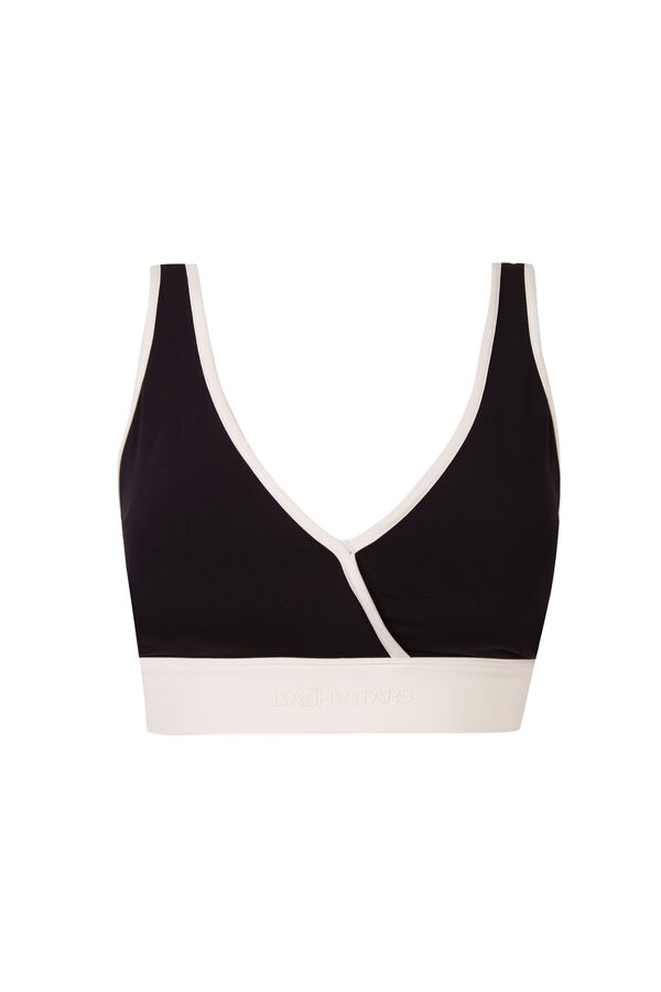 Dash and Stars Soutien desportivo 4D STRETCH preto preto