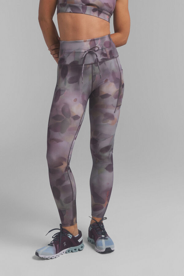 Dash and Stars Multicoloured khaki 4D STRETCH leggings. printed