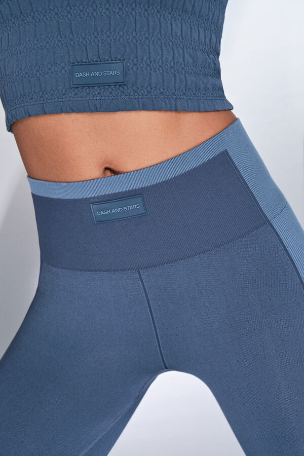 Dash and Stars SEAMLESS COMFORT long leggings blue blue