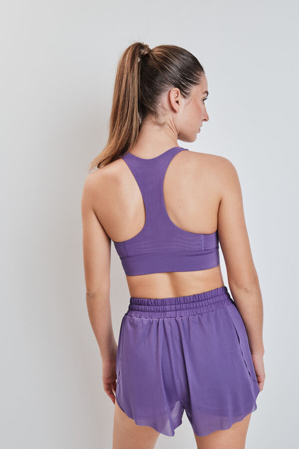 Dash and Stars Short ultra ligero malla morado morado/lila