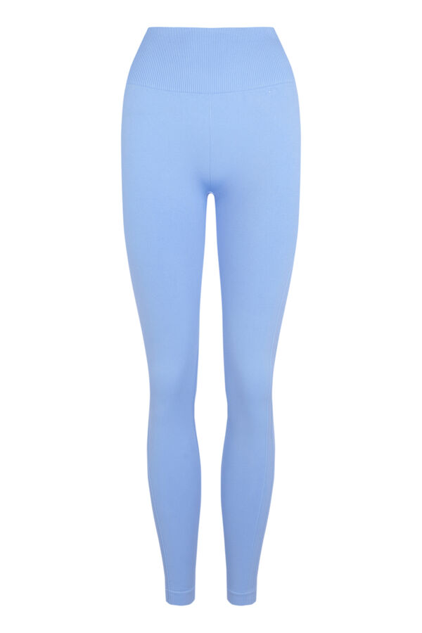 Dash and Stars Blue long leggings SEAMLESS COMFORT blue