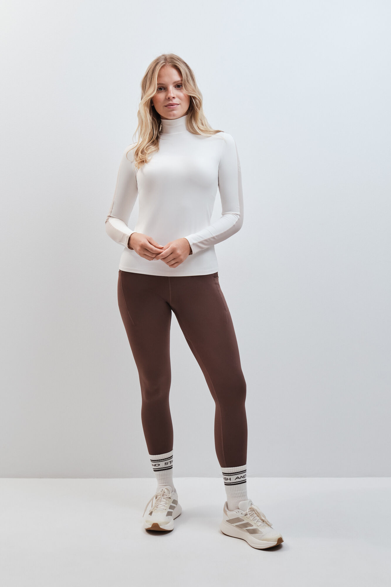 Dash and Stars T-shirt manches longues blanc