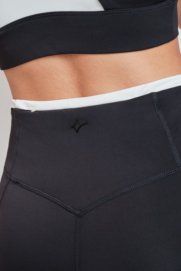 Dash and Stars Crne biciklističke 4D STRETCH tajice black