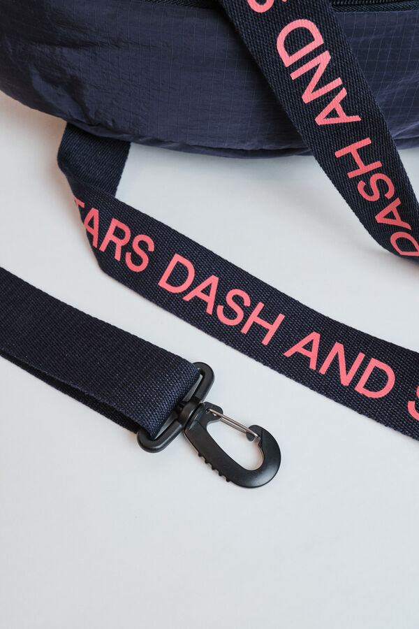 Dash and Stars Bolsa deporte nylon acolchado gris